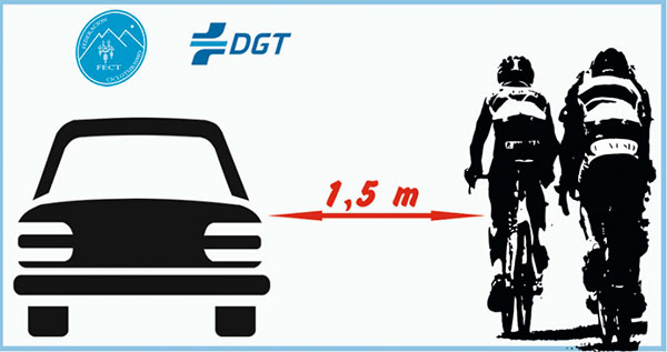 © DGT - Distancia con ciclistas